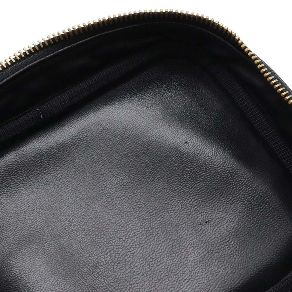 CHANEL Black Caviar Leather Logo Pouch - Picture 10 of 10